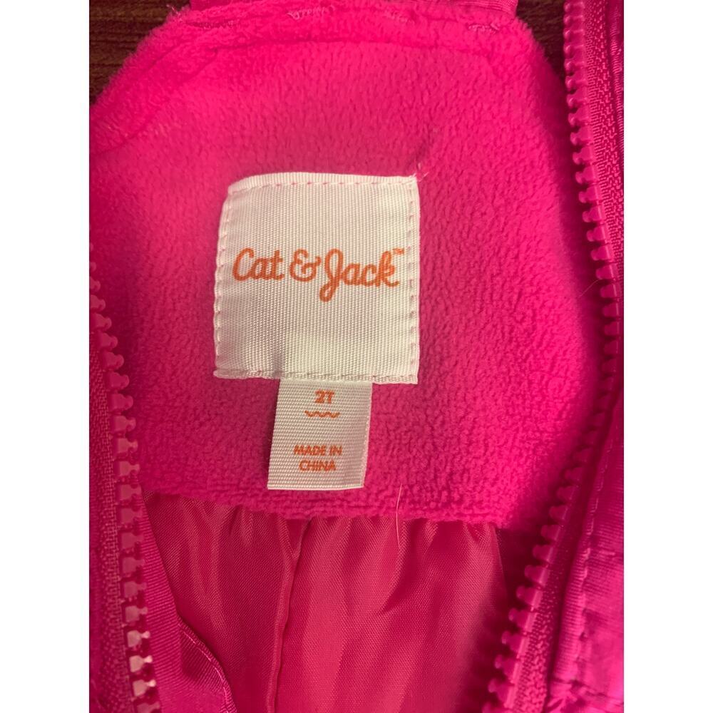 CAT & JACK Girl’s Winter/Snow Bib Overalls / Size: 2T - Picture 3 of 10